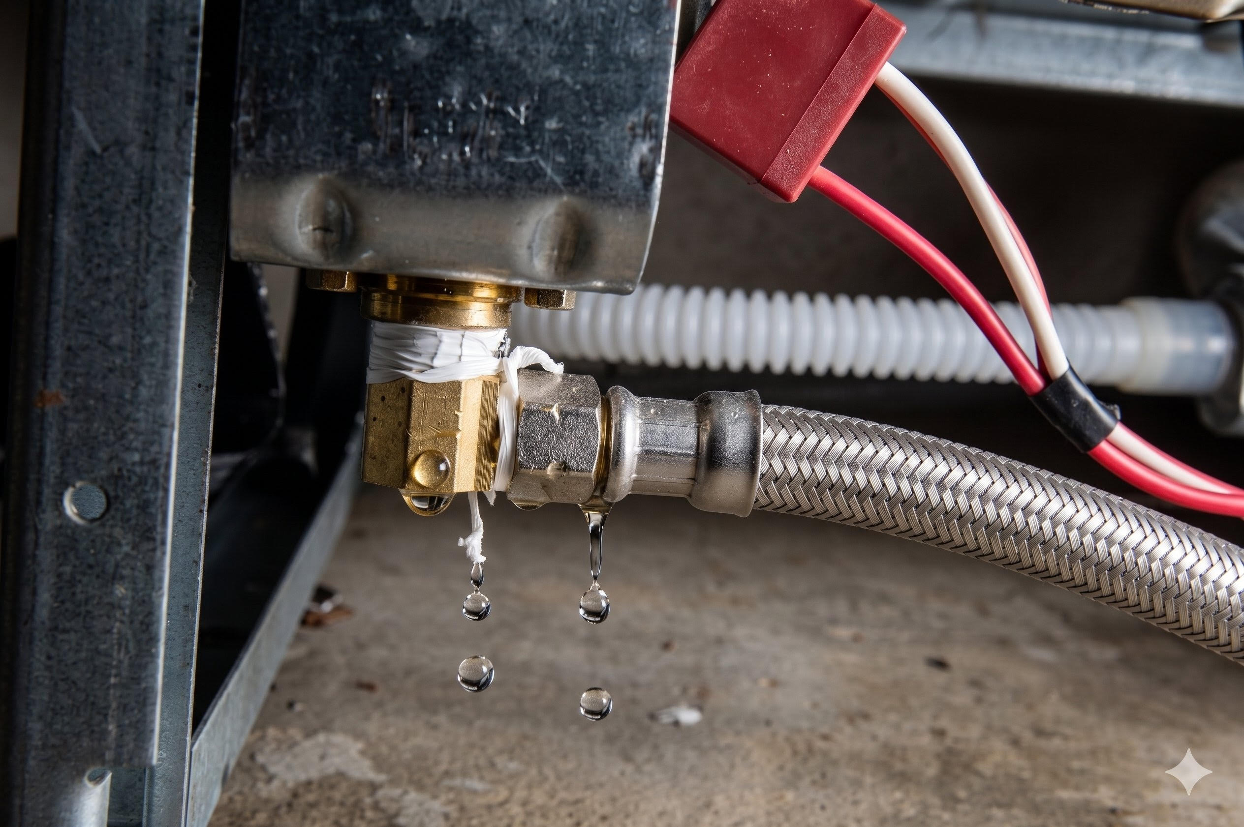 Smart shutoff valve install — automatic leak protection
